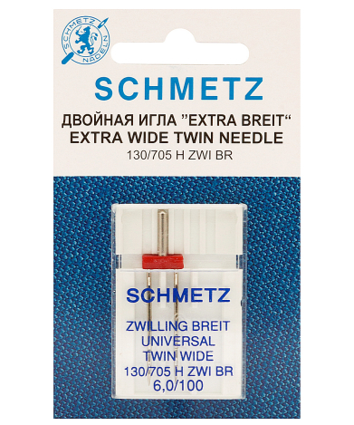 Голка Twin Universal №100/6,0 33854 фото №1