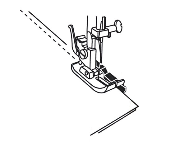 Лапка з припуском 1/4 (6 мм) Janome/Family 200330008 фото №4