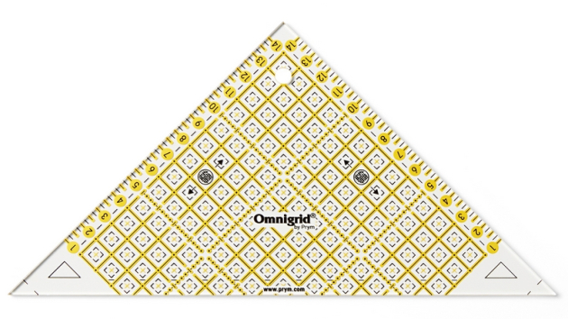 Трикутник для 1/2 квадрата (15х15 см) 611314 фото №1