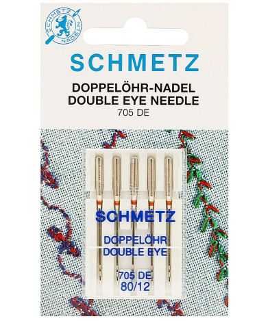 Голки з подвійним вушком №80 63643 фото №1