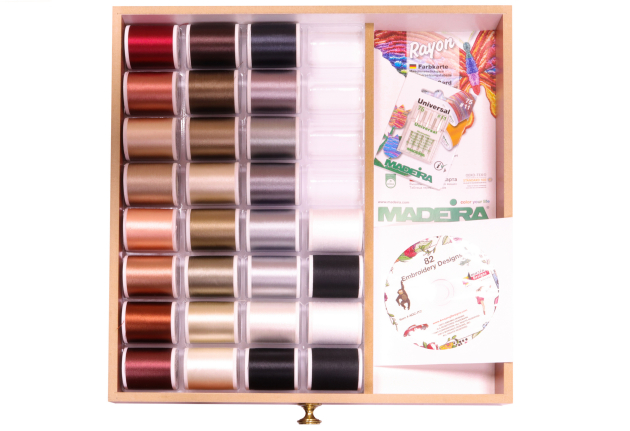Набір вишивальних ниток Madeira Rayon (1000 m) в скриньці 8120 H фото №5