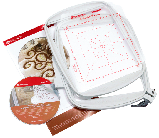 Мульти-пяльцы Husqvarna Quilter's Hoop (150*150 мм) + 3 дизайна (Арт. 920115096) 920115096 фото №3