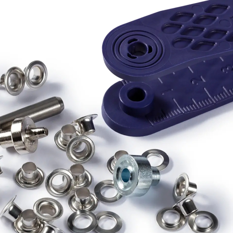 Люверси сріблясті (внутрішній діаметр 4 мм) 542407 фото №2