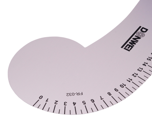 Металлическое изогнутое портновское лекало (32 см) FR-032 фото №2