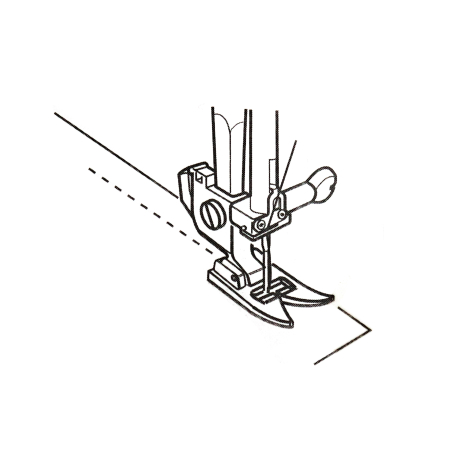 Лапка тефлонова для шкіри та замші Janome/Family 200329004 фото №3