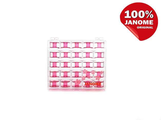 Коробка із пластиковими шпульками (рожева) 200277062 фото №3