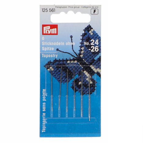 Голки для вишивки хрестиком № 24-26 (6 шт.) 125561 фото №1