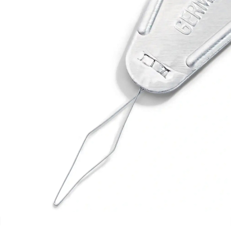 Класичний нитковтягувач сріблястого кольору 611173 фото №2