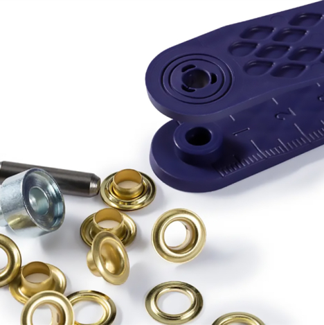 Люверси золоті (внутрішній діаметр 5 мм) 542411 фото №2