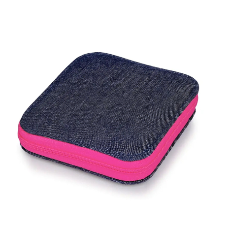 Джинсовий швейний набір на блискавці (рожевий) 651242 фото №2