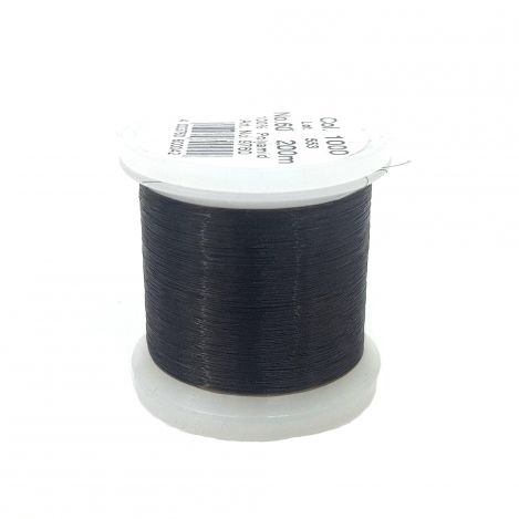 Прозора швейна нитка Monofil, темна (200 м) 9760 фото №1