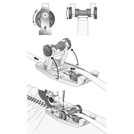 Лапка для пришивання резинки від 6 мм до 12 мм 820545096 фото №3