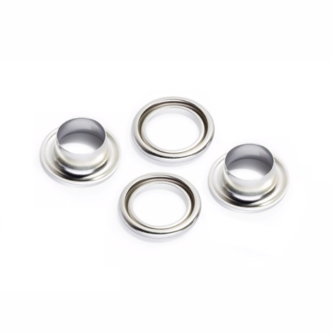 Люверси сріблясті (внутрішній діаметр 8 мм) 541374 фото №2