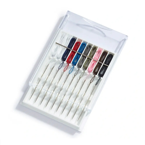 Набір швейних ручних голок із нитками (10 шт.) 121105 фото №2