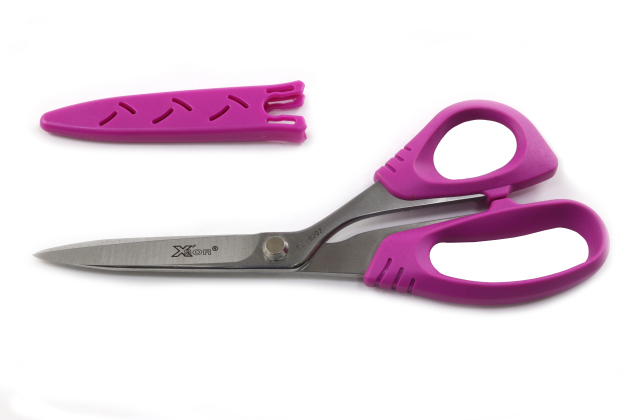 Ножиці кравецькі, рожеві (202 мм) EL-0202 фото №2