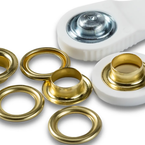 Люверси золоті (внутрішній діаметр 11 мм) 541371 фото №2