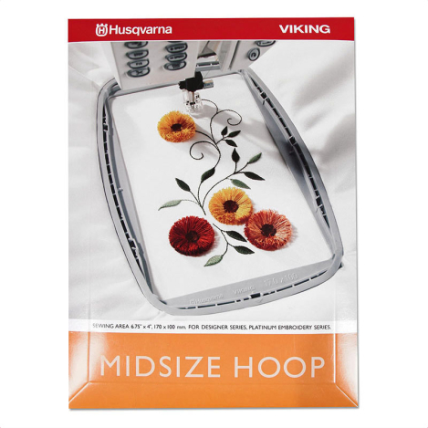 Пяльцы Midsize Hoop для Husqvarna (170*100 мм) (Арт. 412665501) 412665501 фото №1