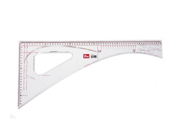 Кравецька лінійка-лекало (60х24х0,3 см) 611499 фото №1