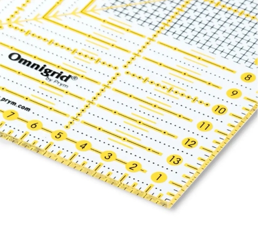 Лінійка із жовто-чорною розміткою (15х15 см) 611306 фото №3