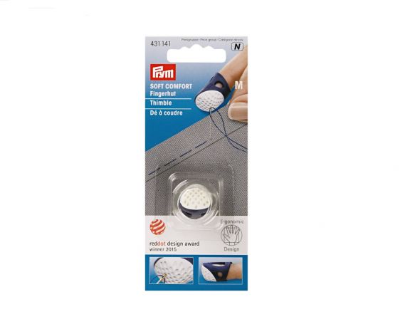 Наперсток эргономичный, размер 16,5 мм (М) (фиолетовый) 431141 фото №3