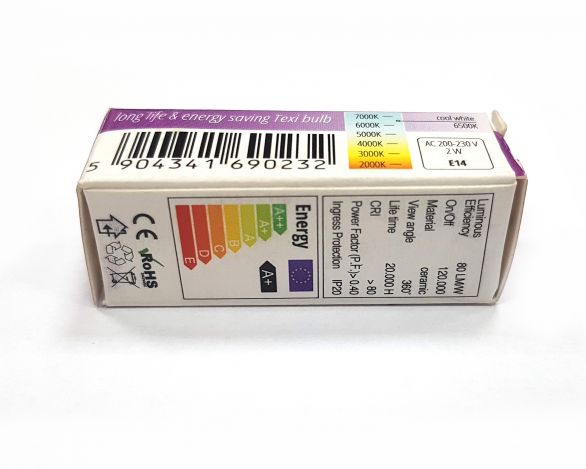 Светодиодная лампочка винт.крепление (2Вт/220В) LED E14 фото №4