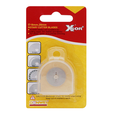 Запасне лезо, діаметр 18 мм (2 шт.)  DW-RB018R/4 фото №1