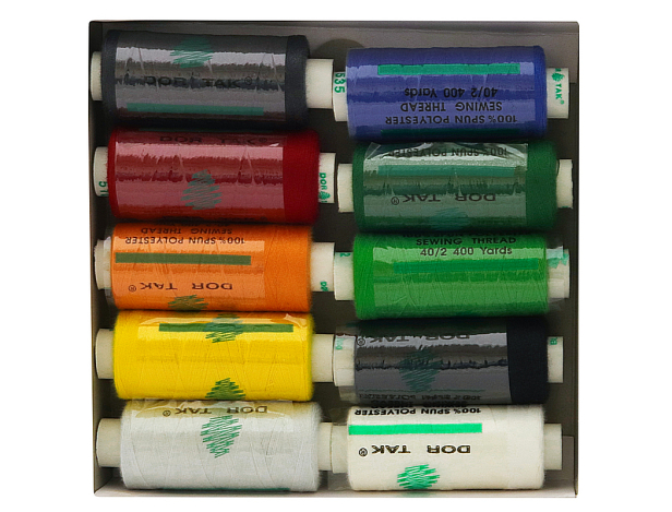 Набір швейних ниток №11 Dor Tak (10 шт.)  набір №11 фото №1