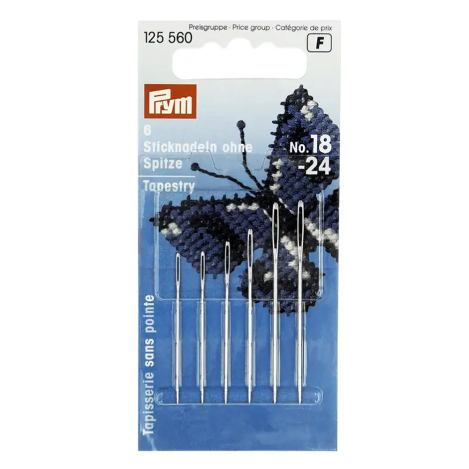 Голки для вишивки хрестиком № 18-24 (6 шт.) 125560 фото №1