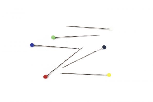 Шпильки з кольоровими головками, товсті (0,80х48 мм) 029212 фото №2