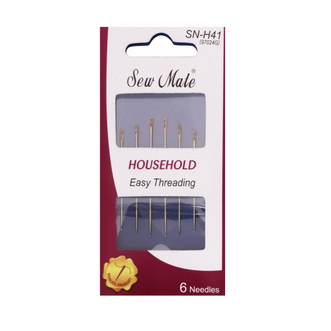 Голки ручні для тих, хто слабо бачать № 4-8 (6 шт.) SN-H41 фото №1