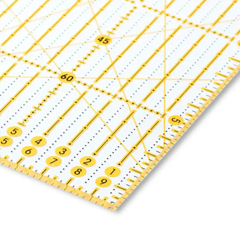 Лінійка із жовто-чорною розміткою (10х45 см) 611318 фото №2