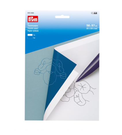 Переводная бумага, вощеная (белая+синяя) 610464 фото №1