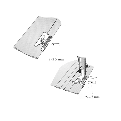 Лапка для відстрочки по краю (металева) 412796745 фото №2