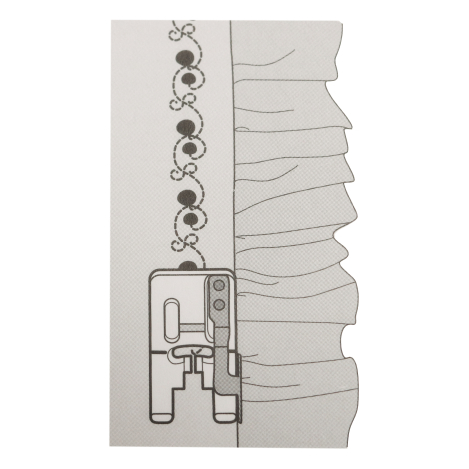 Лапка для відстрочки по краю 