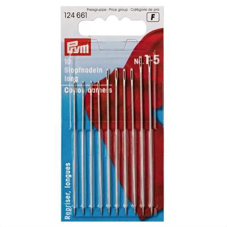  Довгі голки для шиття та штопки № 1-5 (10 шт.) 124661 фото №1