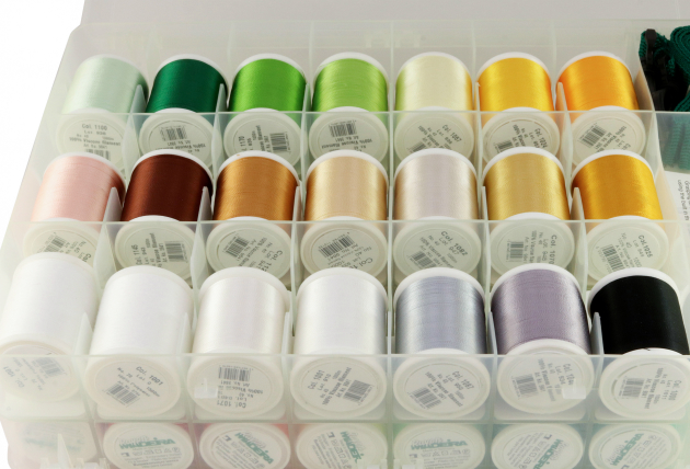 Подвійний набір вишивальних ниток Rayon (1000 м) (42 шт.) 8042 фото №4