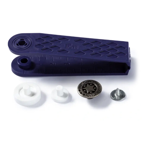 Джинсові кнопки, зістарене срібло (17 мм) 622210 фото №3