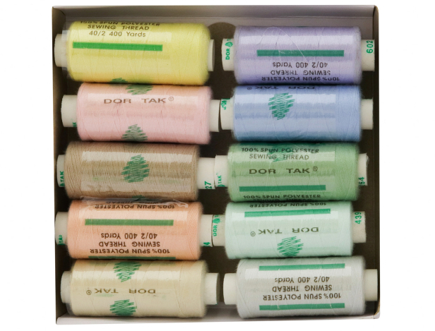 Набір швейних ниток №4 Dor Tak (10 шт.) набір №4 фото №1