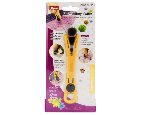 Раскройный нож (диаметр лезвия 18 мм) DW-RC018B фото №3