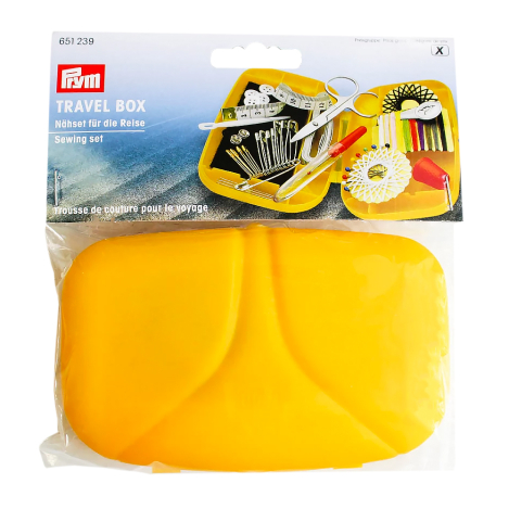 Дорожній набір у пластиковому футлярі (жовтий) 651239 фото №1