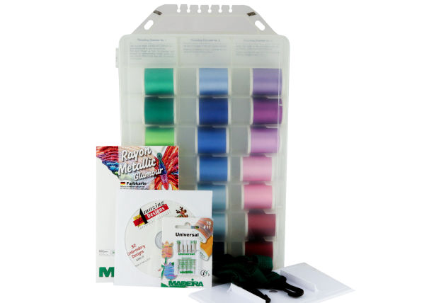 Подвійний набір вишивальних ниток Rayon (1000 м) (42 шт.) 8042 фото №6