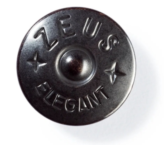 Кнопки 'Холостяк', ZEUS, чорні (16 мм) 331111 фото №3