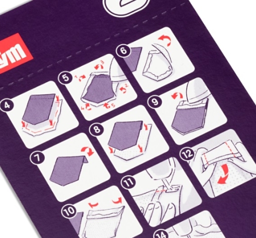 Набор для маркировки и глажки, карманы для блузок 611935 фото №2