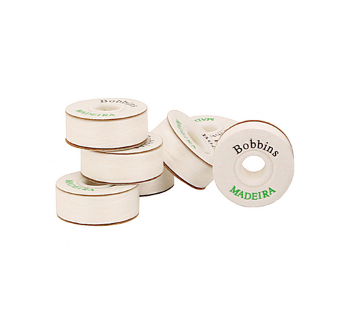 Нижня нитка BOBBINS №150, біла (120 м) 9766 фото №1