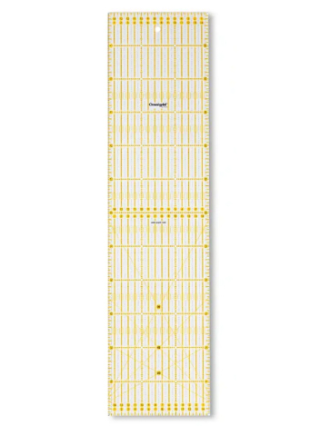 Лінійка із жовто-чорною розміткою (15х60 см) 611308 фото №1