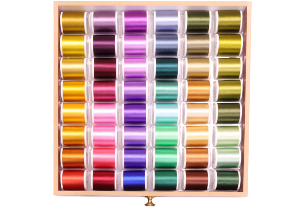 Набір вишивальних ниток Madeira Rayon (1000 m) в скриньці 8120 W фото №4