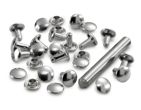 Клепки 3-4 мм, сріблястого кольору (20 шт.) 403150 фото №2