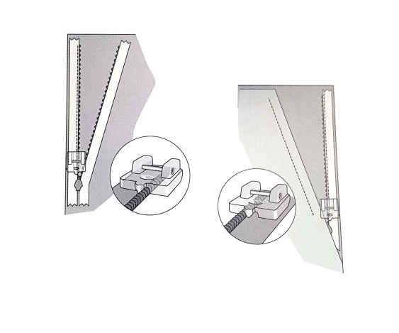 Лапка для потайної блискавки (прозора) 820474096 фото №3