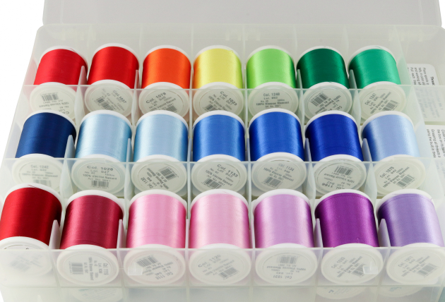 Подвійний набір вишивальних ниток Rayon (1000 м) (42 шт.) 8042 фото №3