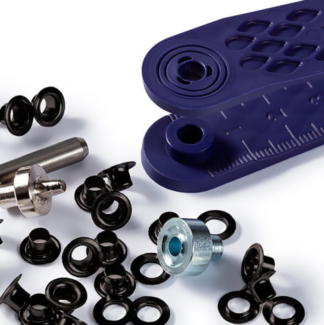 Люверси чорні (внутрішній діаметр 5 мм) 542371 фото №2